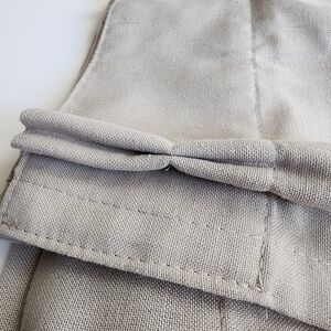 Burlywood Birch Linen Look Fully Lined Curtains (Set Of 2) 40x100